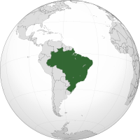 Locator map for Brazil