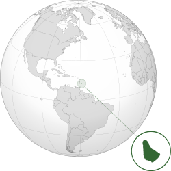 Locator map for Barbados