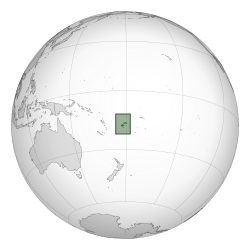 Locator map for Fiji